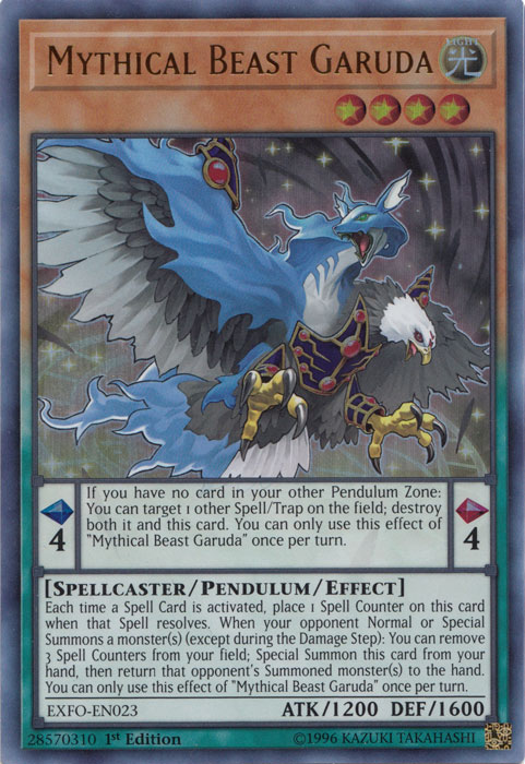 Bestia Mítica Garuda [EXFO-EN023] Ultra Raro 