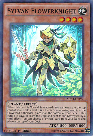 Caballero de las Flores Sylvan [MP14-EN199] Súper Raro 