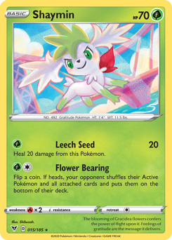 Shaymin (015/185) [Espada y escudo: voltaje vivo] 