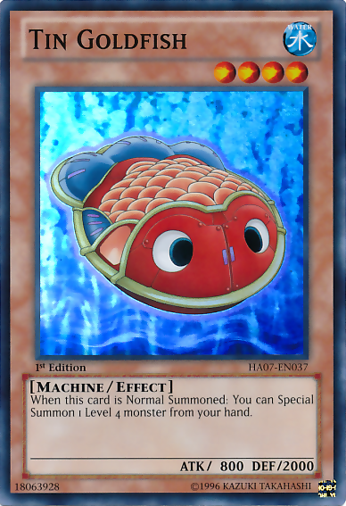 Pez dorado de hojalata [HA07-EN037] Súper raro 