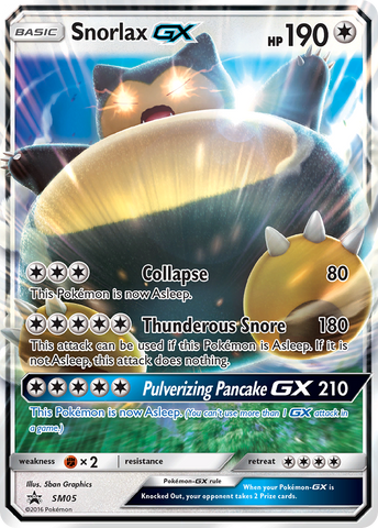 Snorlax GX (SM05) [Sol y Luna: Promociones de Black Star] 