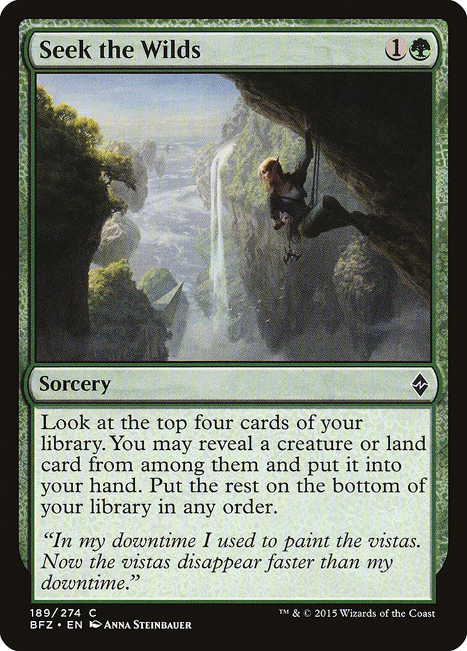 Busca la naturaleza [Batalla por Zendikar] 