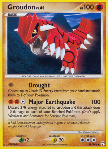 Groudon (29/146) [Diamante y Perla: Leyendas despiertas] 