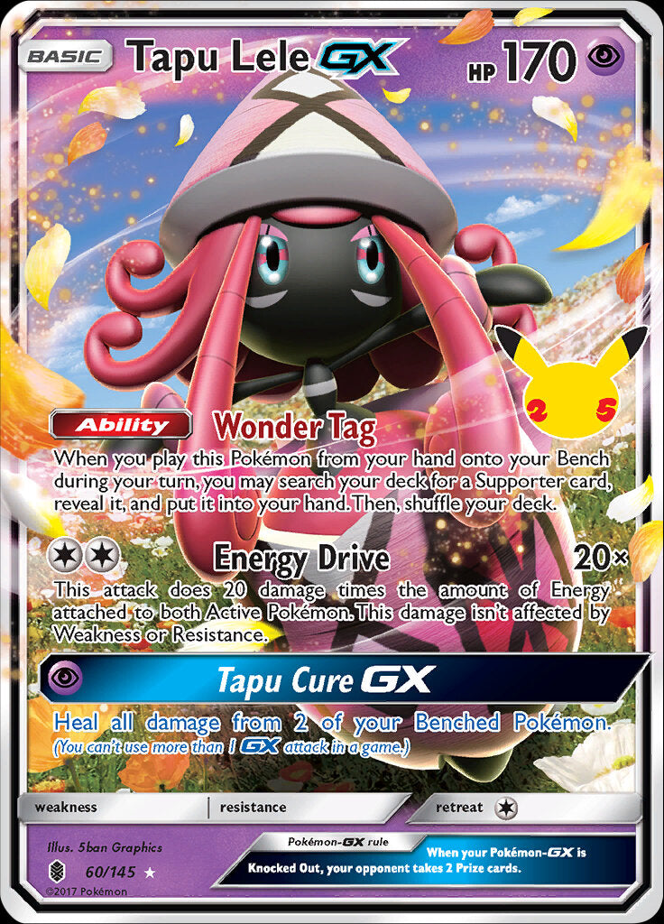 Tapu Lele GX (60/145) [Celebraciones: 25 Aniversario - Colección Clásica] 