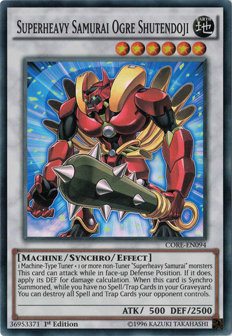 Samurái superpesado Ogro Shutendoji [CORE-EN094] Súper raro 