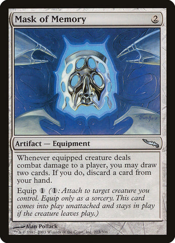 Máscara de la Memoria [Mirrodin] 