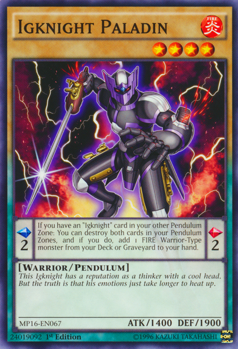 Paladín Igknight [MP16-EN067] Común 
