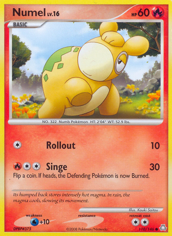 Numel (110/146) [Diamante y Perla: Leyendas despiertas] 