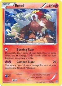 Entei (14/98) (Cosmos Holo) (Exclusivo en blíster) [XY: Ancient Origins] 