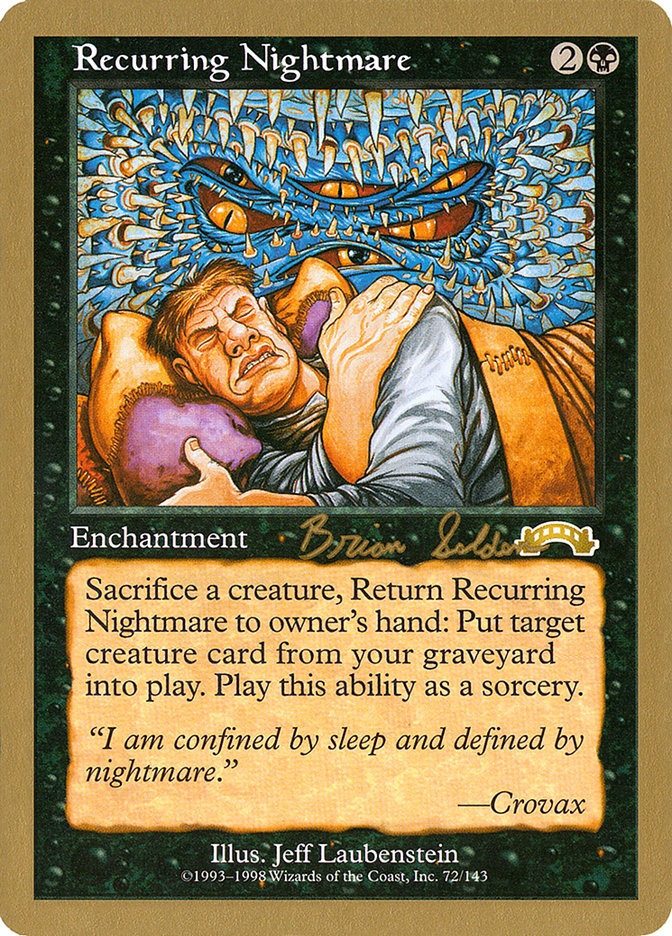 Pesadilla recurrente (Brian Selden) [World Championship Decks 1998] 