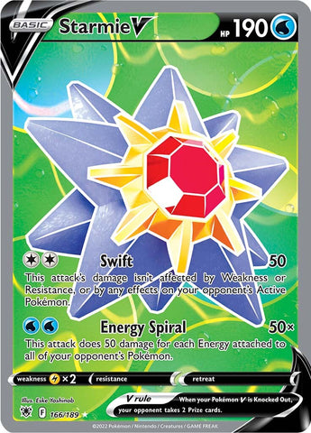 Starmie V (166/189) [Espada y escudo: Resplandor astral] 