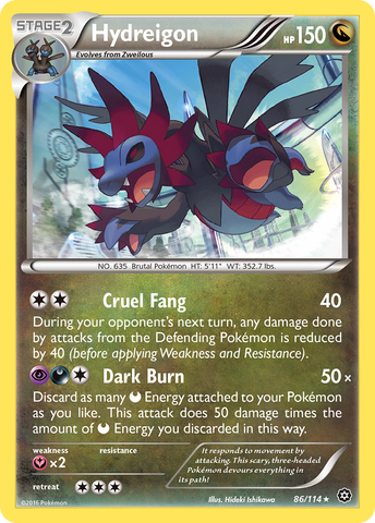 Hydreigon (86/114) [XY: Asedio de vapor] 