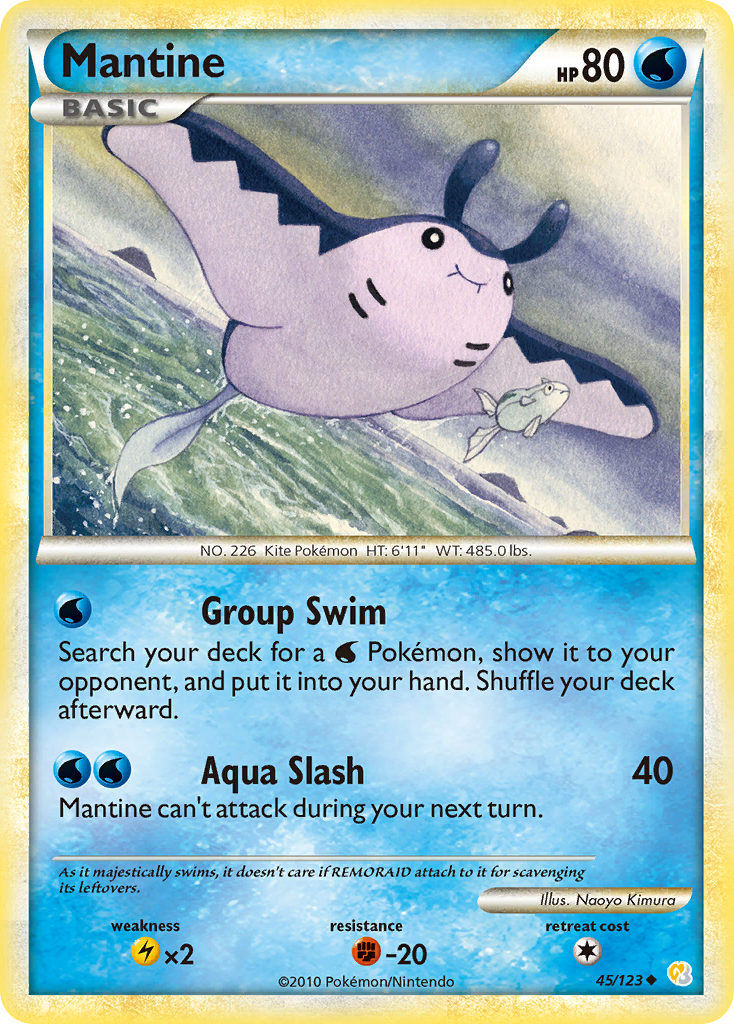 Mantine (45/123) [HeartGold y SoulSilver: Conjunto básico] 