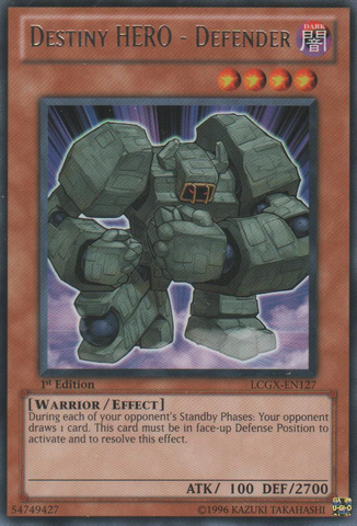 Destiny HERO - Defensor [LCGX-EN127] Raro 