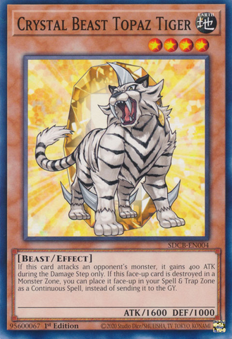 Tigre Topacio Bestia de Cristal [SDCB-EN004] Común 