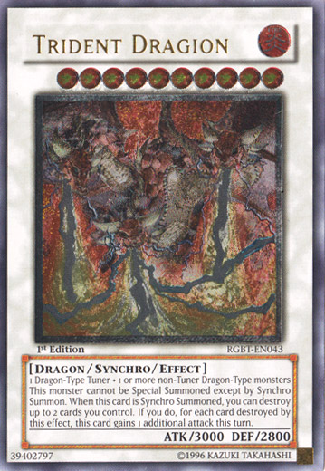 Dragón Tridente [RGBT-EN043] Último Raro 