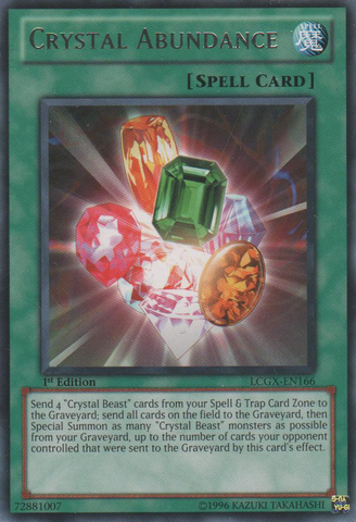 Abundancia de Cristal [LCGX-EN166] Raro 
