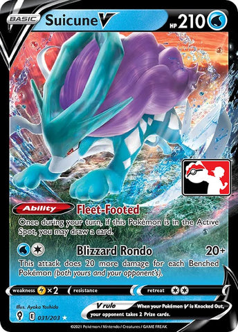 Suicune V (031/203) [Paquete de premios Serie uno] 