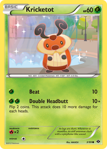 Kricketot (3/99) [Blanco y negro: Próximos destinos] 