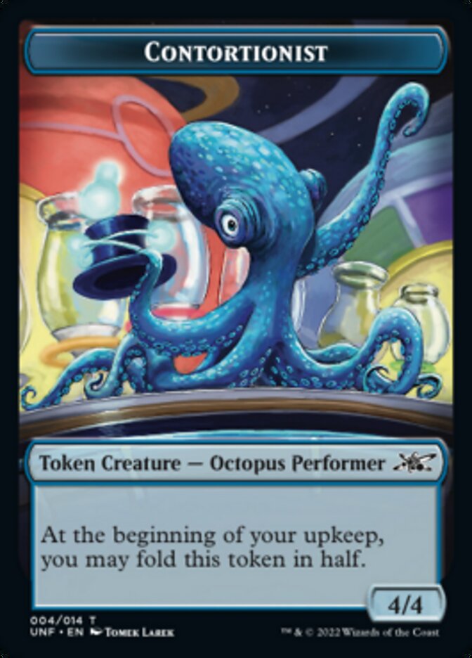 Ficha contorsionista de doble cara [Tokens Unfinity] 