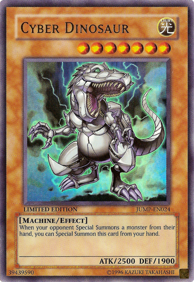Dinosaurio Cibernético [JUMP-EN024] Ultra Raro 