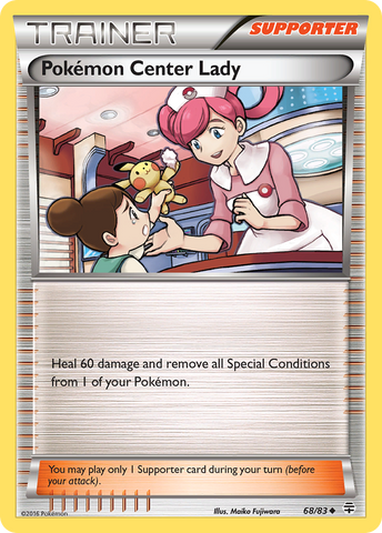 Dama del Centro Pokémon (68/83) [XY: Generaciones] 