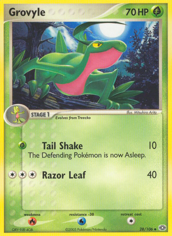 Grovyle (28/106) [EX: Esmeralda] 