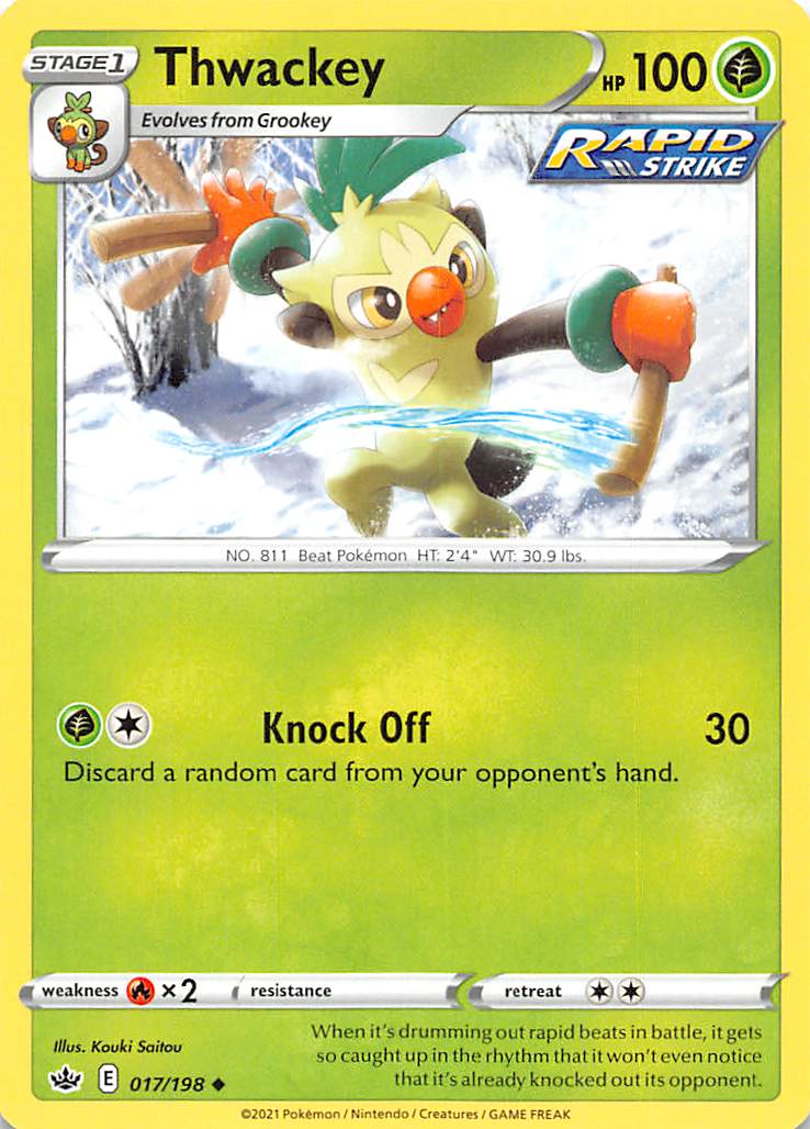 Thwackey (017/198) [Espada y escudo: Reino escalofriante] 