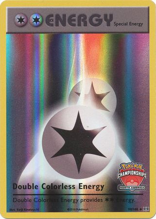 Double Colorless Energy (90/108) (Promoción del Campeonato Internacional de NA) [XY: Evoluciones] 