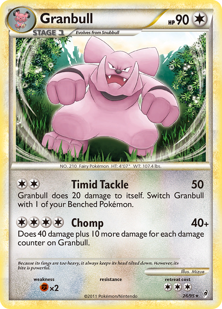 Granbull (26/95) [HeartGold y SoulSilver: Call of Legends] 