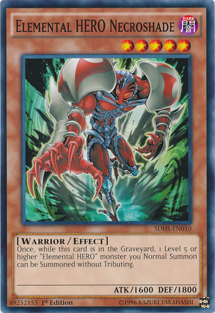 Necroshade de héroe elemental [SDHS-EN010] Común 
