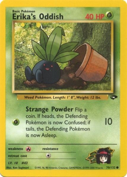 Oddish de Erika (70/132) [Gym Challenge Unlimited] 