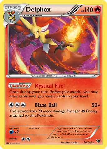 Delphox (26/146) [XY: Conjunto básico] 