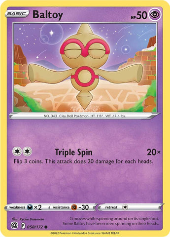 Baltoy (058/172) [Espada y Escudo: Estrellas Brillantes] 