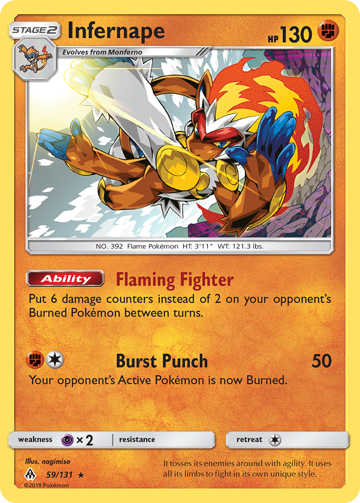 Infernape (59/131) [Sol y Luna: Luz Prohibida] 