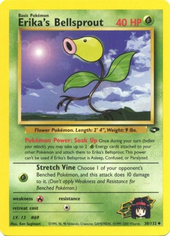 Bellsprout de Erika (38/132) [Gym Challenge Unlimited] 