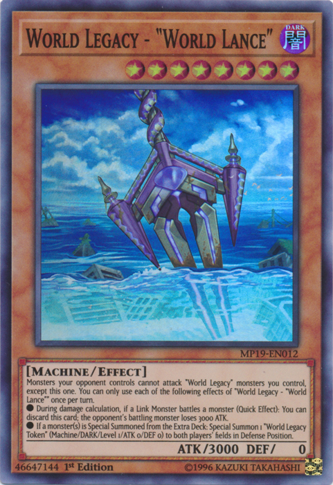 Legado Mundial - "World Lance" [MP19-EN012] Súper Raro 