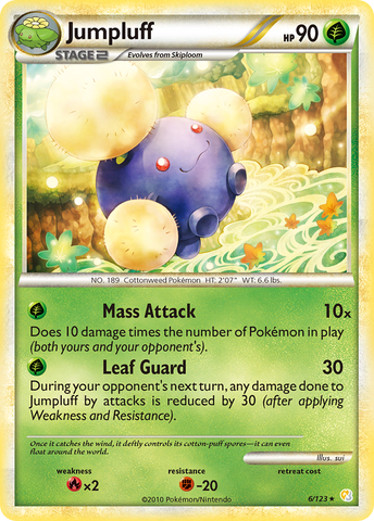Jumpluff (6/123) [HeartGold y SoulSilver: Conjunto básico] 