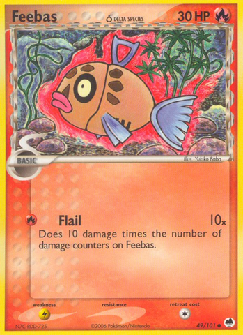 Feebas (49/101) (Especie Delta) [EX: Dragon Frontiers] 
