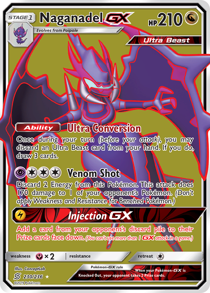 Naganadel GX (230/236) [Sol y Luna: Mentes unificadas] 