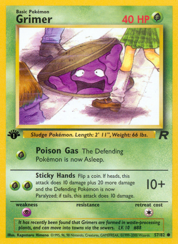 Grimer (57/82) [Equipo Rocket 1.ª edición] 