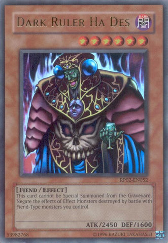 Gobernante Oscuro Ha Des [RP02-EN052] Ultra Raro 