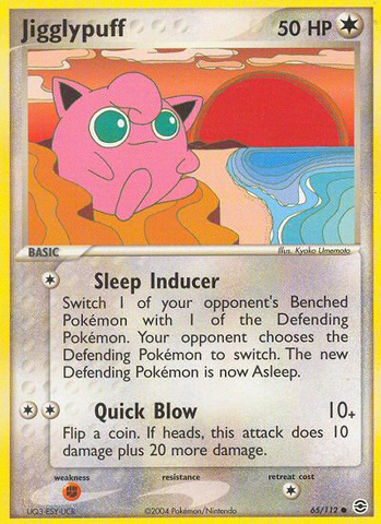 Jigglypuff (65/112) [EX: Rojo fuego y verde hoja] 