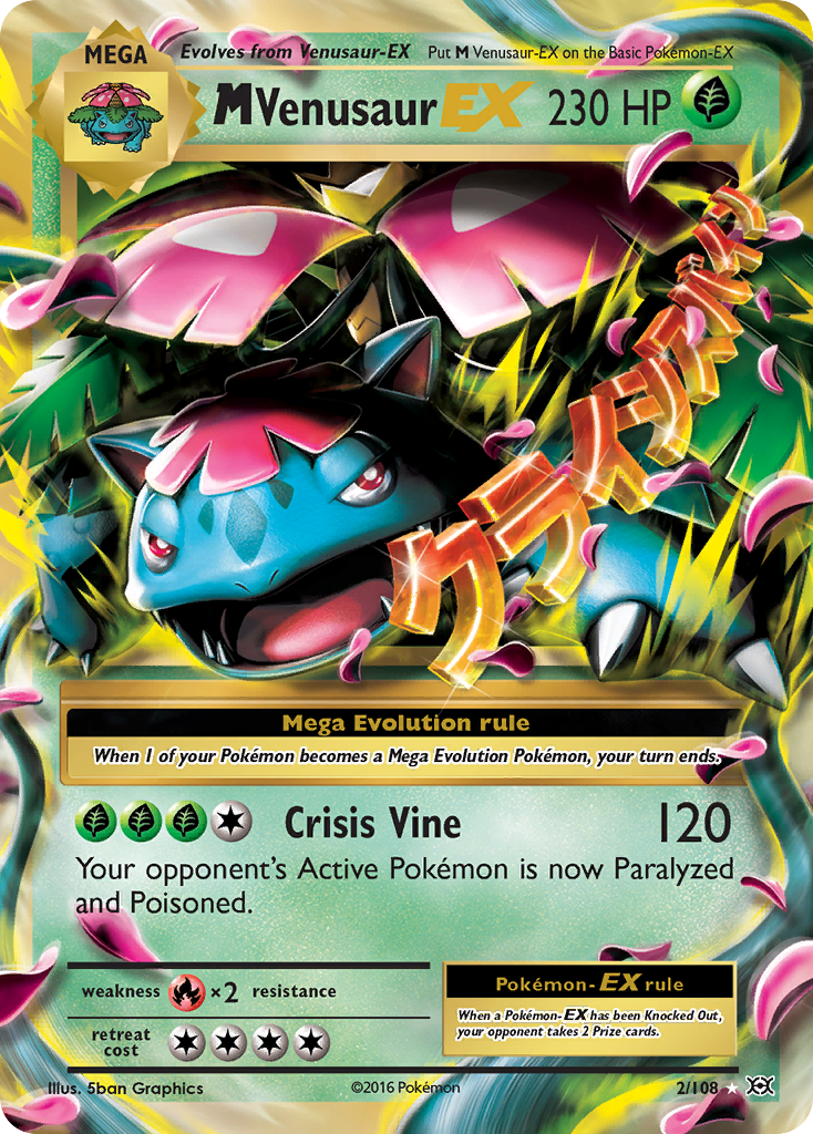 M Venusaur EX (2/108) [XY: Evoluciones] 