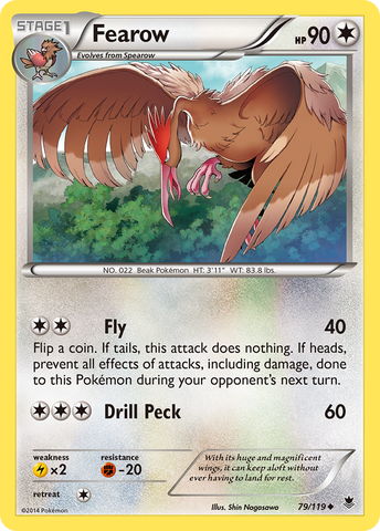 Fearow (79/119) [XY: Fuerzas fantasmas] 