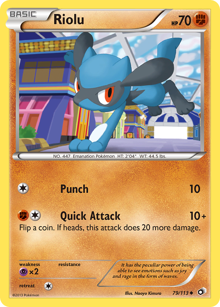 Riolu (79/113) [Blanco y negro: Tesoros legendarios] 