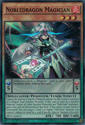 Mago Dragón Noble [PEVO-EN015] Súper Raro 
