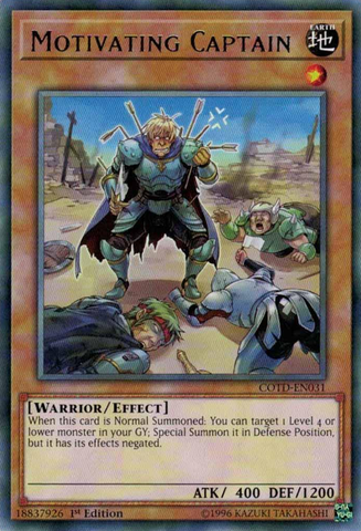 Capitán Motivador [COTD-EN031] Raro 