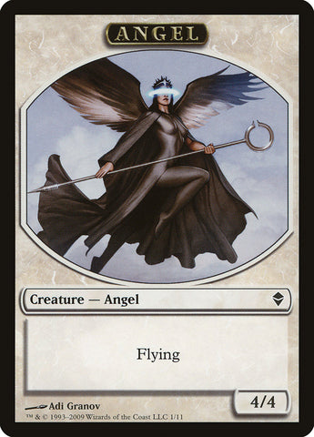 Ficha de ángel [Fichas de Zendikar] 