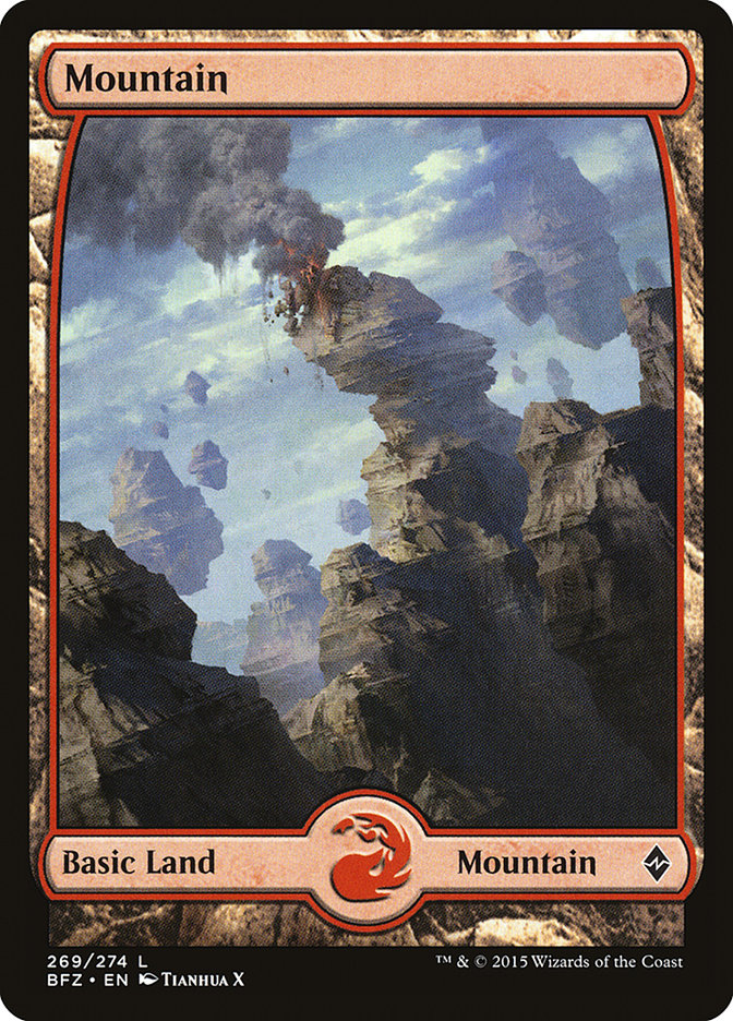 Montaña (269) (Arte completo) [Batalla por Zendikar] 